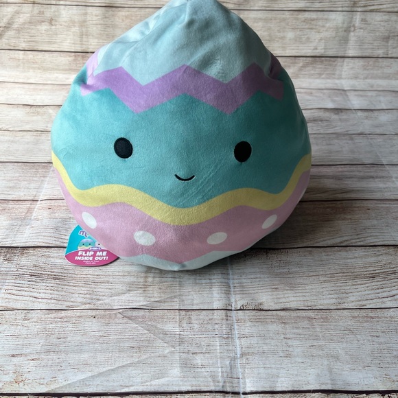 Squishmallows 12" Trina the Pink Chick and Waylon the Easter Egg 2-IN-1 - Picture 3 of 5